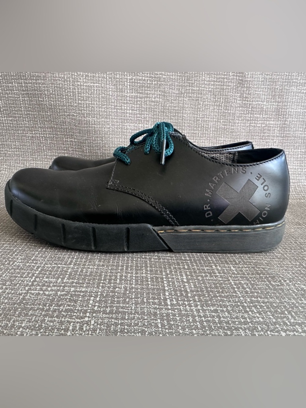 Dr. Martens Bram 12356 Black Leather 3 Eye Oxford Shoes Mens 9 Womens 10